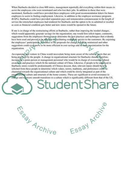 Starbucks and Organizational Behavior