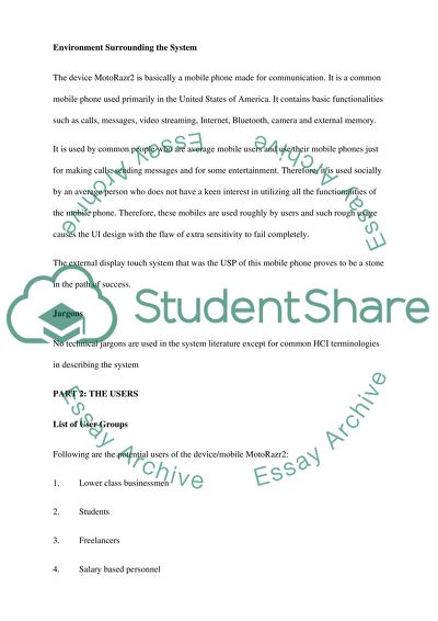 The Device MotoRazr2 and Its Design