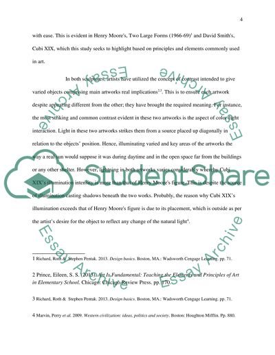 artist compare and contrast essay