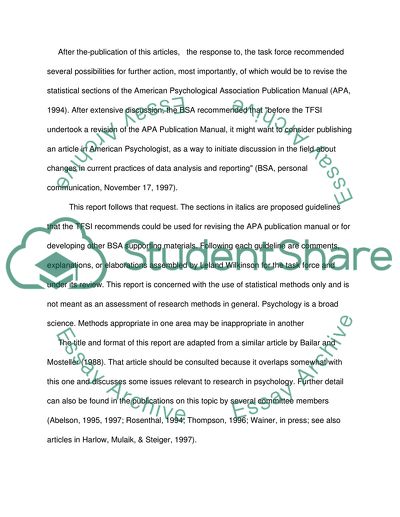 Statistical Methods In Psychology