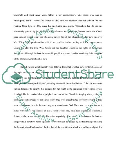 Harriet Jacobs Work by Lydia Maria Child