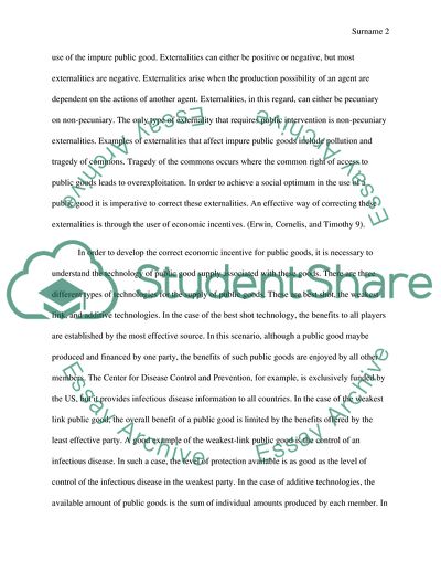 Paying for International Environmental Public Goods