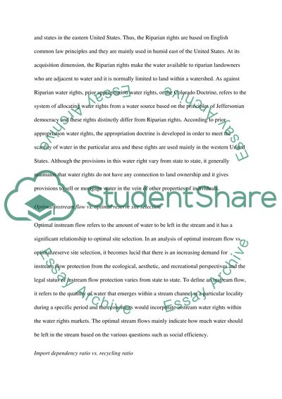 Riparian vs Prior Appropriation Water Rights