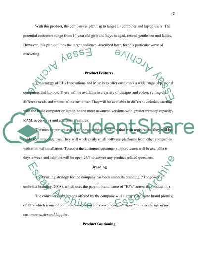Product and Pricing Strategy