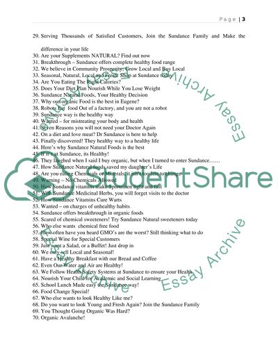 100 Headlines for the Creative Book