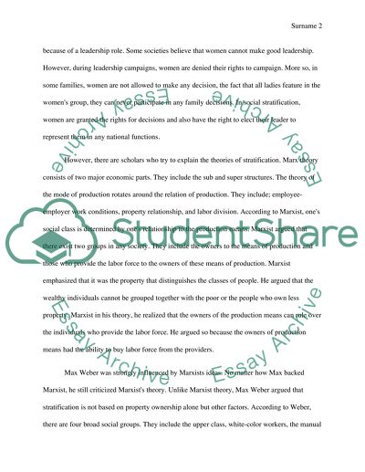 Social Class in American Society