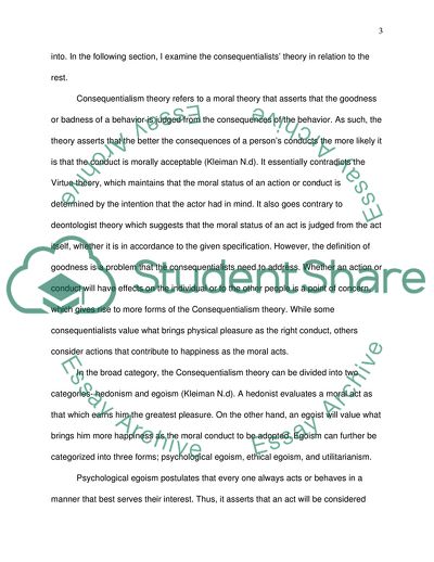 Different Aspects of an Ethical Dilemma