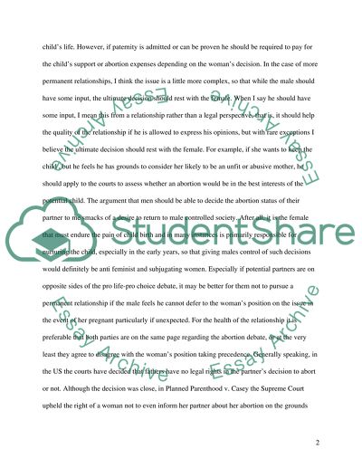 The Question of Abortion