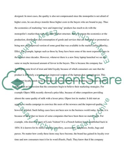 The Economics Behind Marketing New And Improving Products