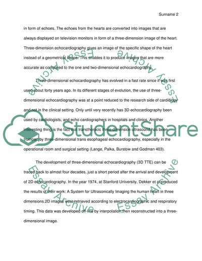 Three- dimensional echocardiography