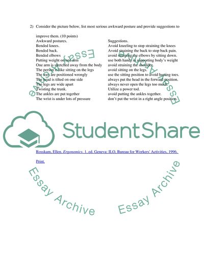 Ergonomics and Job Opportunities