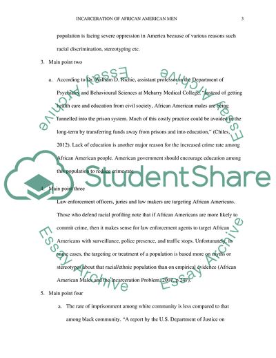 Incarceration of African American Men between Ages 25-29