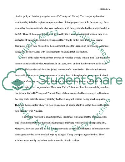 The Russian Foreign Intelligence Service in the US