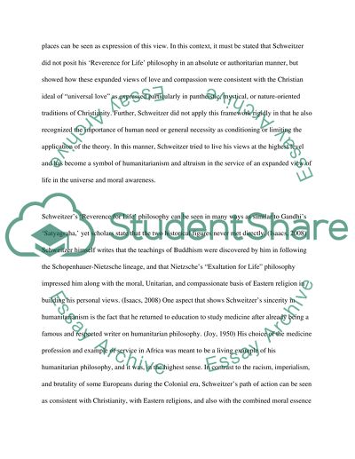 Albert schweitzer religion image