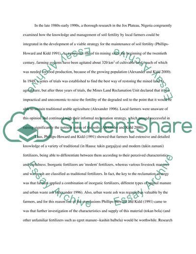 Agricultural Development