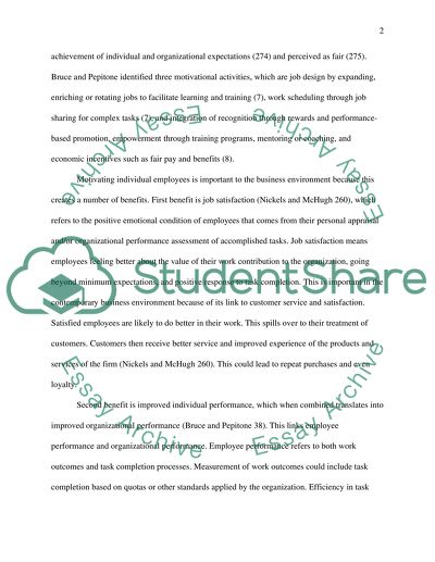 Motivating Employees and Self-Managed Teams