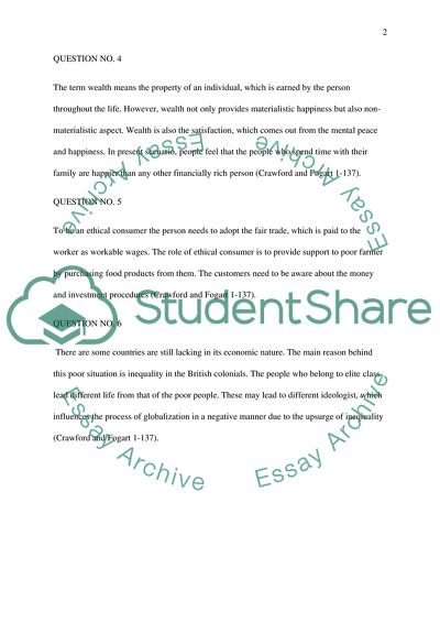 Living in a Globalizing World