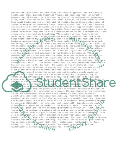 Business Models and Planning