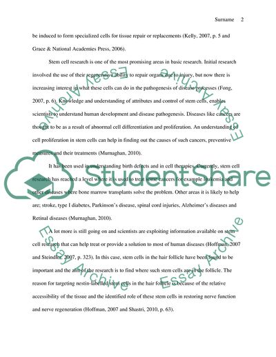 Where are The Nestin-Labelled Stem Cells In The Hair Follicle