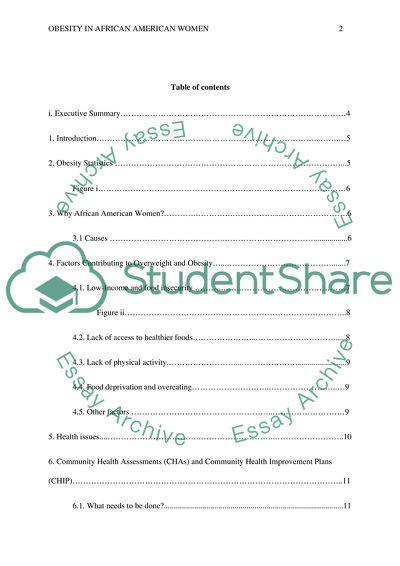 obesity-in-african-american-women-research-paper