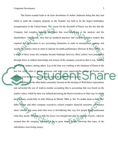 Management Systems of Enron