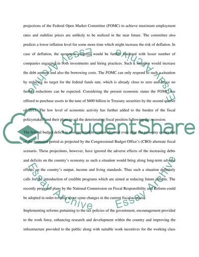 Outlook and policy statement