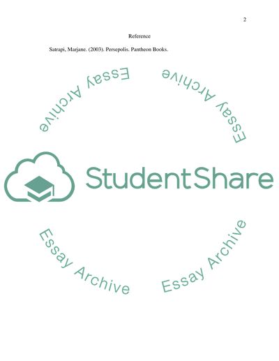 Persepolis by Marjane Satrapi