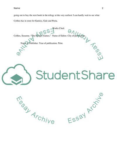 Novel journal the hunger games (part3:chapter19-27)