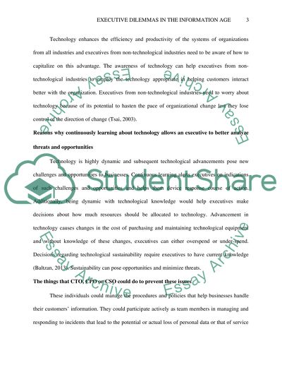 Executive Dilemmas in the Information Age