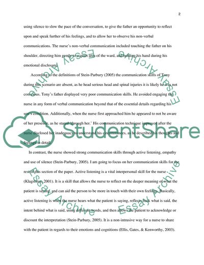 Therapeutic Communication Skills in Nursing