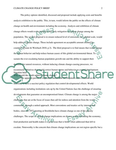 Global Development Politics Policy Brief