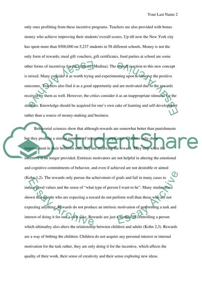 Is school incentive programs works for students