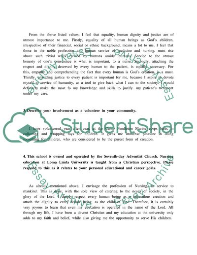 Personal statement, Medicine field