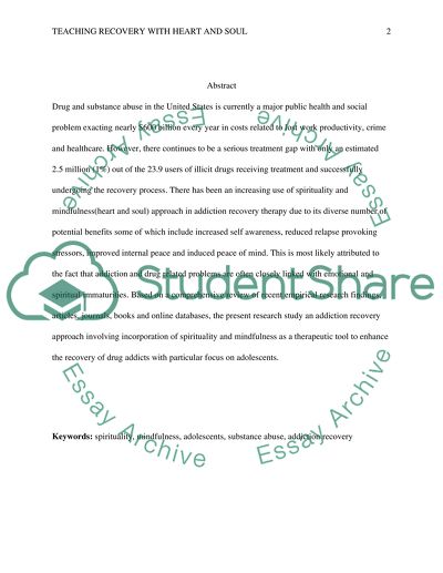 Teaching Recovery with Heart and Soul