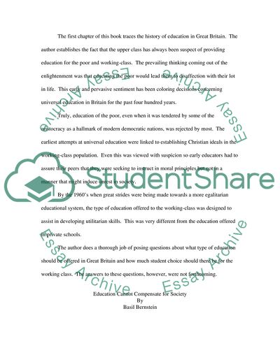 The Perception of Higher Education by Working-Class Students