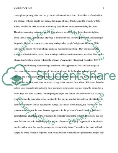 The Nature of a Violent Crime