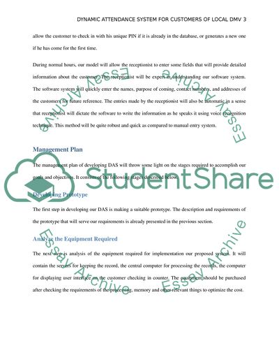Design Process of Dynamic Attendance System