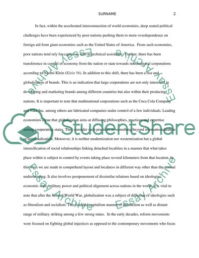 Challenges of Globalization