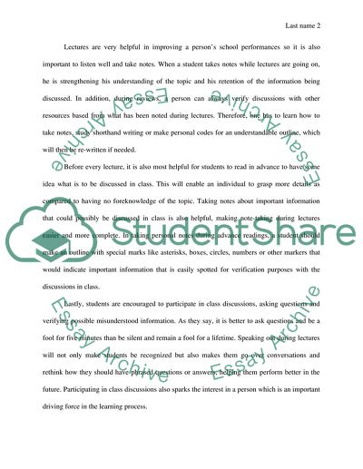 How to do good in school