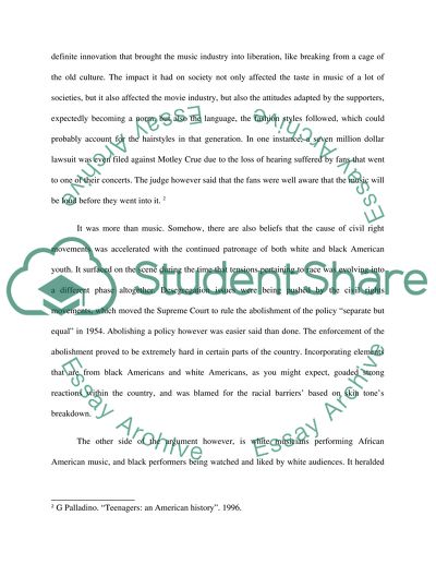 Rock and Roll History