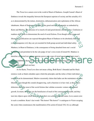 Can Twue Love Exist in the Universe of Heart of Darkness