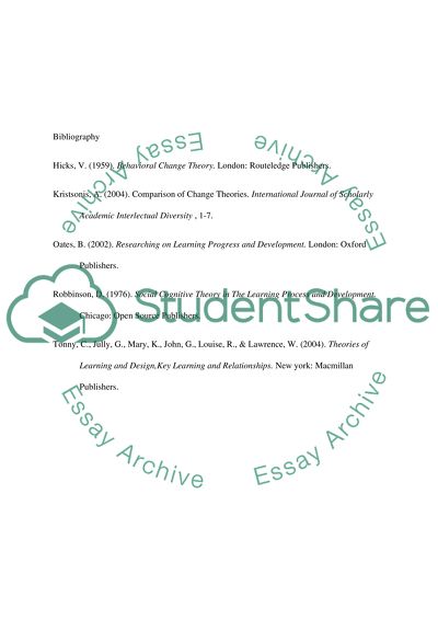 Practice, Change and Learning