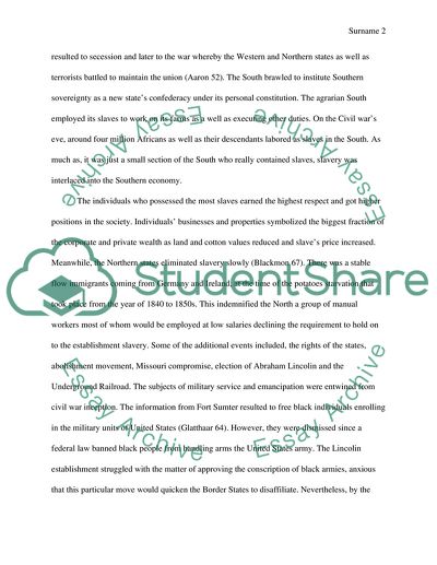 Essay On Health Care Reform The Civil War Its Causes Events And Relevance To Black Participation Example Thesis Statement Essay also Health And Fitness Essays The Civil War Its Causes Events And Relevance To Black Thesis Statement For Education Essay
