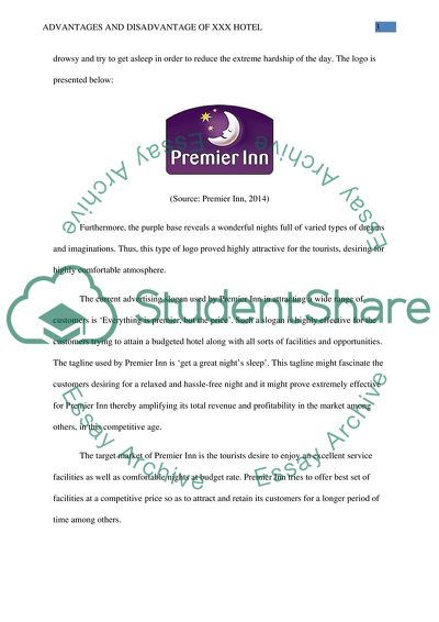 Advantages and Disadvantages of the Premier Inn Hotel