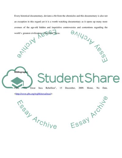 The Great Inca Rebellion