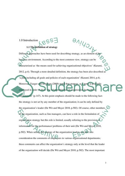 Current Strategy of Nestle Company
