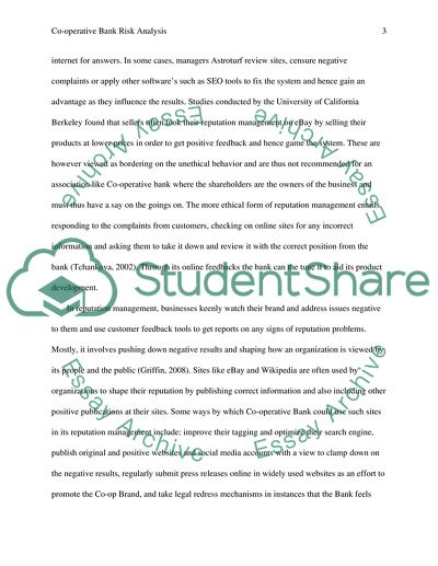 How Co-Operative Bank Challenges Can Improve its Reputation Management