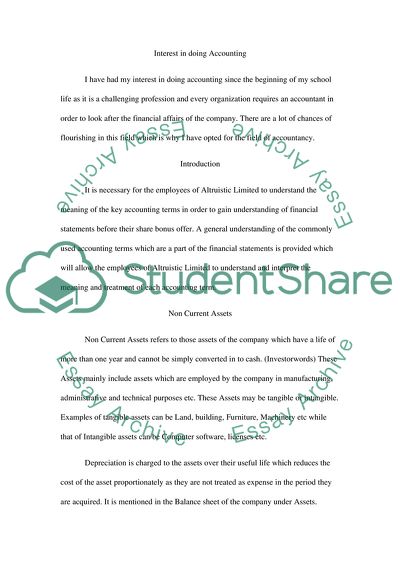 Understanding of Basic Accounting Terms
