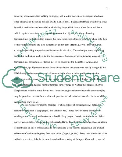 Altered States of Consciousness