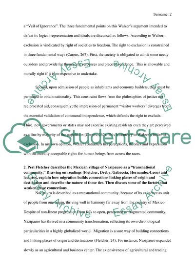 Answering the question